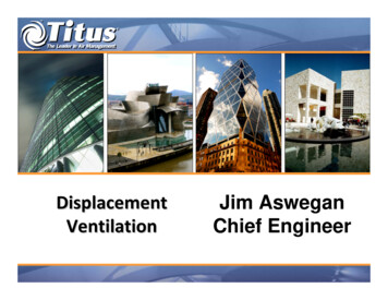 Displacement Jim Aswegan Ventilation Chief Engineer