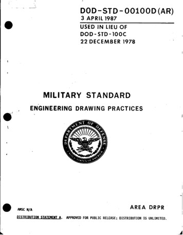 MILITARY STANDARD . ENGINEERING DRAWING PRACTICES
