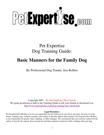 Pet Expertise Dog Training Guide