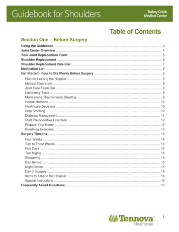 Table Of Contents - Dr. Edwin Spencer