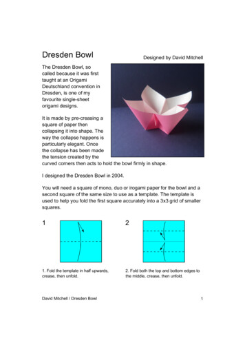 Dresden Bowl - Origami Heaven