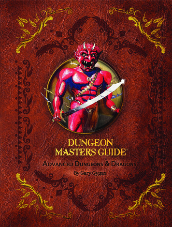 Advanced Dungeons & Dragons - Dungeon Masters Guide