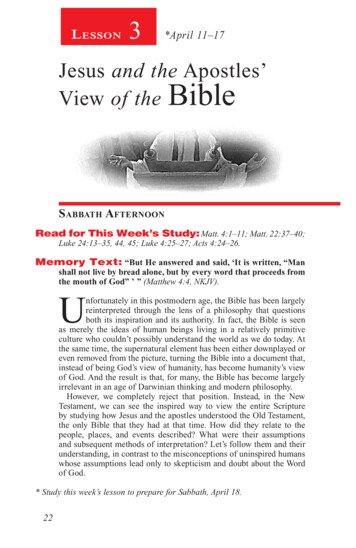 Jesus And The Bible - Adult Bible Study Guide