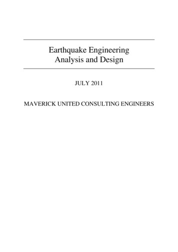 Earthquake Engineering Analysis And Design