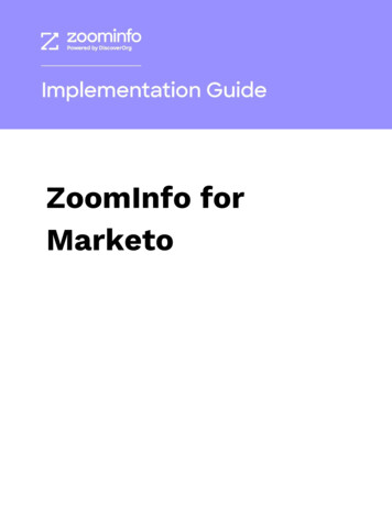 ZoomInfo For Marketo