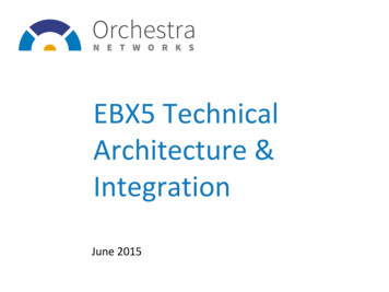 EBX5 Technical Architecture & Integration