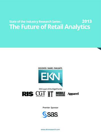 The Future Of Retail Analytics EKN Benchmark Study SAS