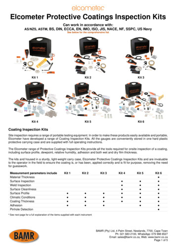 Elcometer Protective Coatings Inspection Kits - PDF