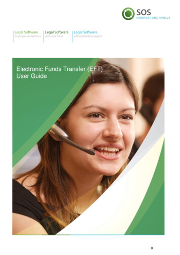 Electronic Funds Transfer (EFT) User Guide