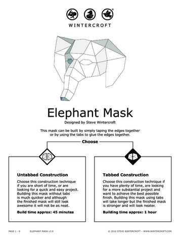 Elephant Mask - Royal & Derngate