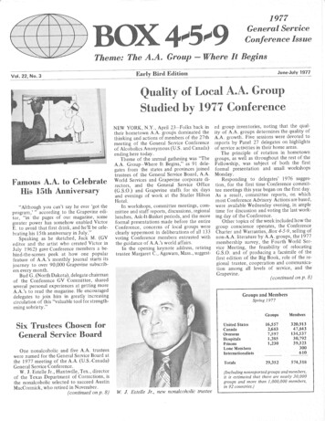 Vol. 22, No. 3 Bird June-July 1977 - Aa 