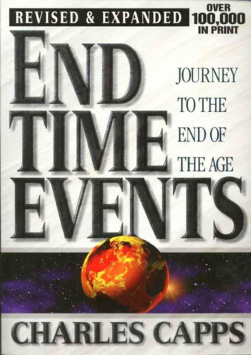 End-Time Events: Journey To The End Of The Age