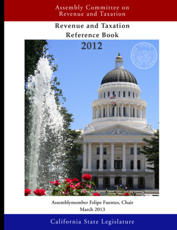 Revenue And Taxation Reference Book 2012