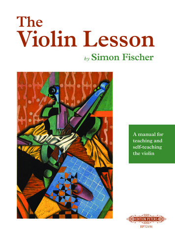The Violin Lesson - Edition Peters