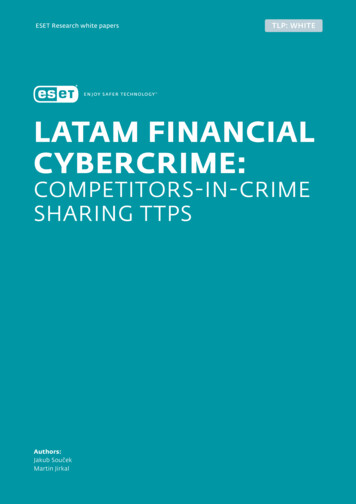 LATAM FINANCIAL CYBERCRIME - WeLiveSecurity