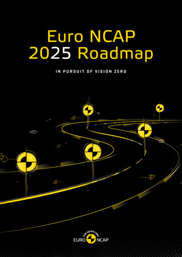 Euro NCAP 2025 Roadmap