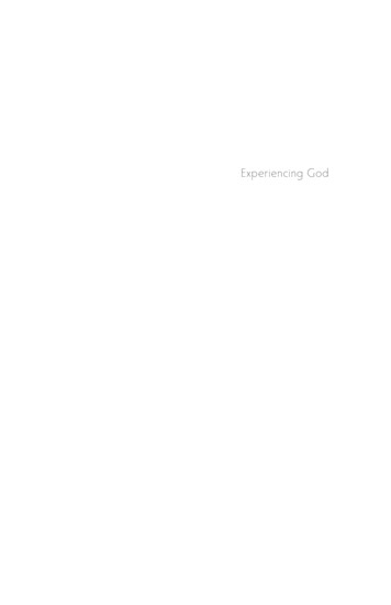 Experiencing God - Alan Ames