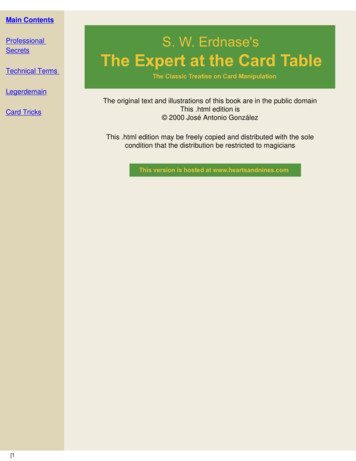 The Expert At The Card Table - Heartsandnines 