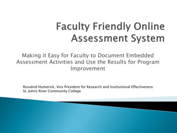 Making It Easy For Faculty To Document Embedded 