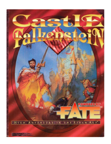 Fate Of Falkenstein: A Fate Core Hack For Castle Falkenstein.