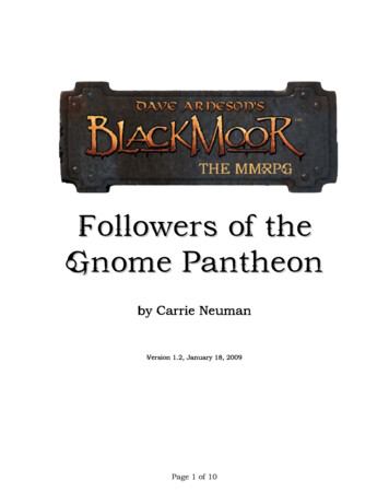 Followers Of The Gnome Pantheon January -2009