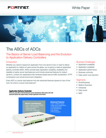 The ABCs Of ADCs - Fortinet
