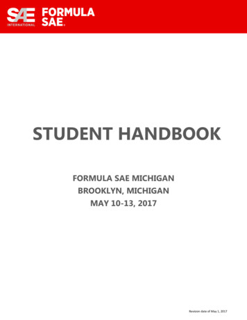 STUDENT HANDBOOK - FSAEOnline 