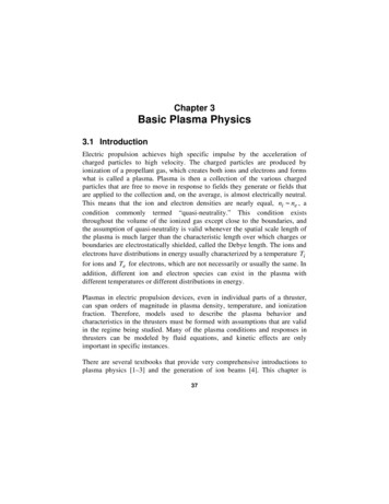 Chapter 3 Basic Plasma Physics - NASA
