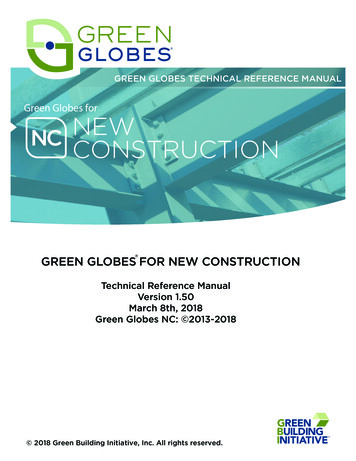 GREEN GLOBES FOR NEW CONSTRUCTION