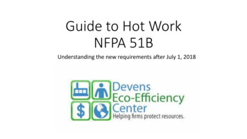 Firefighters Guide To Hot Work NFPA 51B
