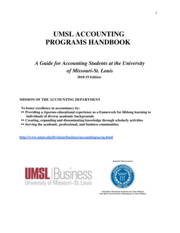 ACCOUNTING HANDBOOK 2014-2015[2] - UMSL