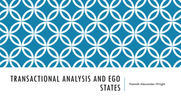 Transactional Analysis And Ego States - English UK