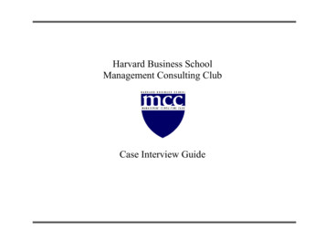 Case Interview Guide - Wall Street Oasis