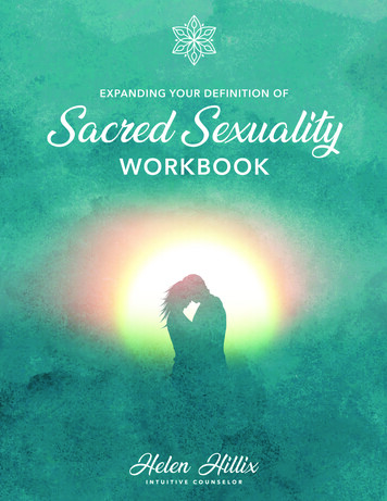 Expanding Your Definition Of Sacred Sex Workbook