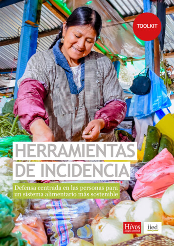 HERRAMIENTAS DE INCIDENCIA - Hivos
