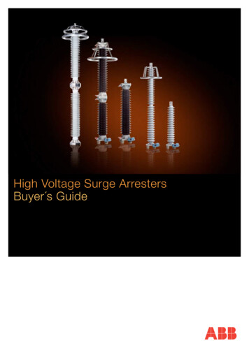 High Voltage Surge Arresters - Power And Cables