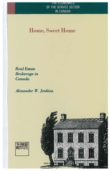 Home, Sweet Home - Fraser Institute