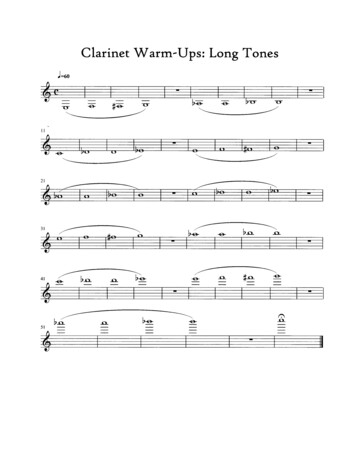 Clarinet Warm-Up P. 3 - UNCG