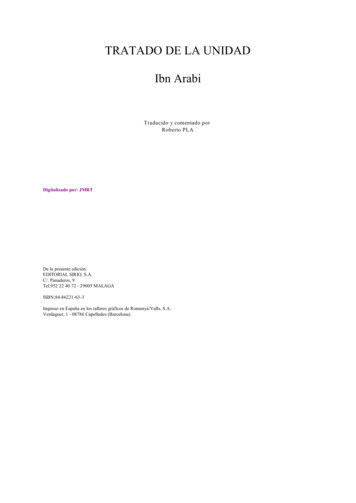 TRATADO DE LA UNIDAD Ibn Arabi - Derecho Penal En La Red
