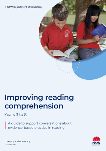 Improving Reading Comprehension