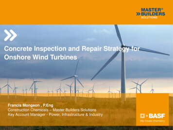 Concrete Inspection And Repair Strategy For Onshore Wind .