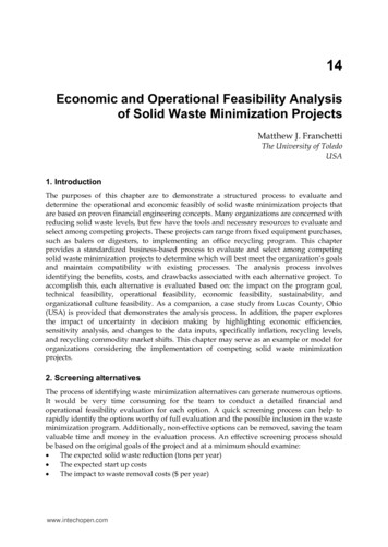 Economic And Operational Feasibility Analysis Of Solid .