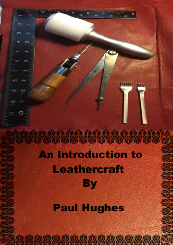 An Introduction To Leathercraft By Paul Hughes