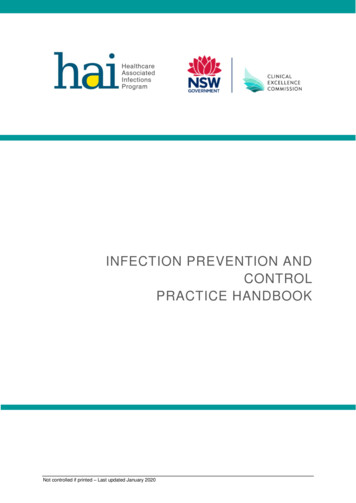 Infection Prevention And Control Practice Handbook