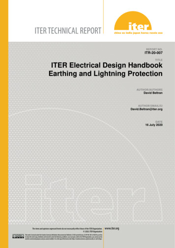 Electrical Design Handbook - ITER