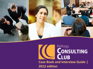 Case Book And Interview Guide 2012 Edition