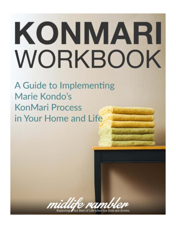 KonMari Workbook - Midlife Rambler