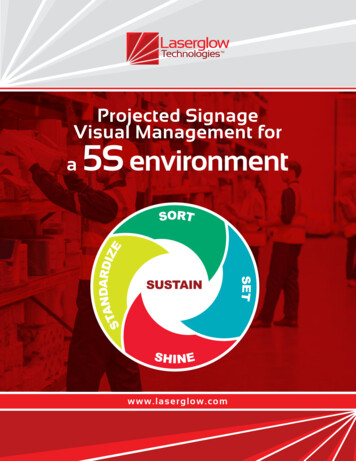 Projected Signage Visual Management For A 5S Environment