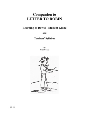 Companion To LETTER TO ROBIN - Raymon Grace Projects