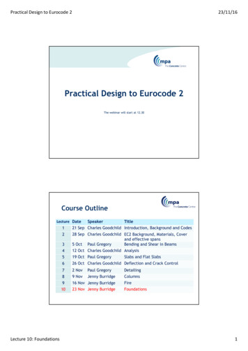 Practical Design To Eurocode 2 - Concretecentre 